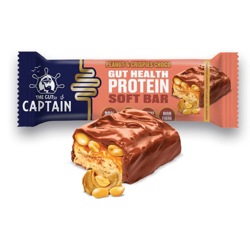 Mélange de barres molles protéinées pour la santé intestinale Gutsy Captain - 6 x 50g
