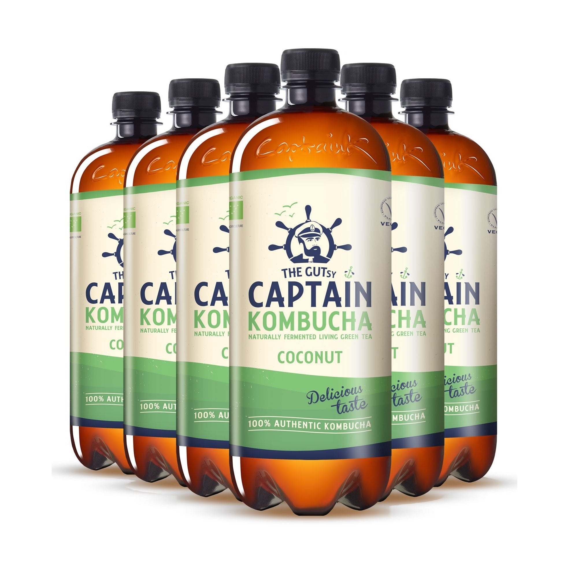 GUTsy Captain Kombucha - Noix de coco 6 x 1L