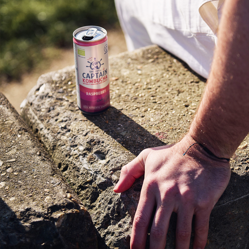 GUTsy Captain Kombucha - Framboise CANs 20 x 250ml